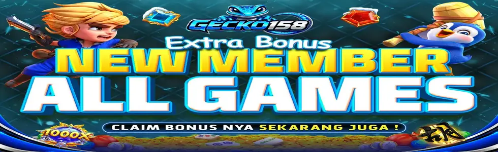 Gecko158 Bonus Member Baru Slot Online 10%
